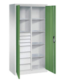C+P Werkzeugschrank Acurado, 1950x930x500mm, 7035/6011