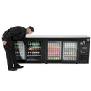Polar Serie U 4-türiger Barkühlschrank 698Ltr