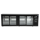 Polar Serie U 4-türiger Barkühlschrank 698Ltr