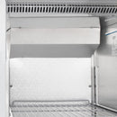 Polar Serie G Kühlschrank Edelstahl mit geteilter Tür 600L