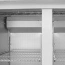 Polar Serie G Gefrierschrank Edelstahl mit geteilten Türen 1200L
