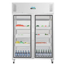 Polar Serie G Gastro Kühlvitrine 2-türig 1200L