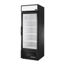 True aufrecht stehender Merchandiser-Kühlschrank mit Einzeltür, Schwarz