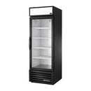 True aufrecht stehender Kühlschrank mit Einzeltür, Aluminium