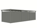 StarLine Metal Garden Shed Model Style 7.56 m² Economy Set-4 Aluminum Grey