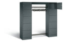 C+P Offene Garderobe, H1950xB1870xT480mm