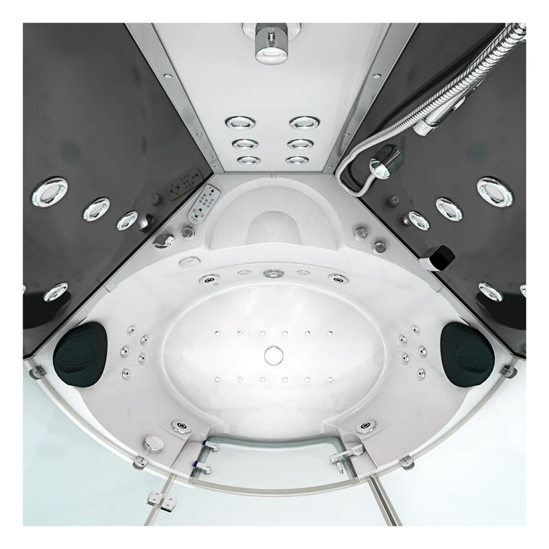 Acqua Vapore Dampfdusche Whirlpool Dusche Duschkabine K60-SW-EH-EC 140x140cm