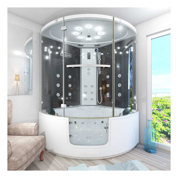 Acqua Vapore Dampfdusche Whirlpool Dusche Duschkabine K60-SW-TH-SC 140x140cm