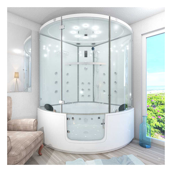 Acqua Vapore Dampfdusche Whirlpool Dusche Duschkabine K60-WS-EH-ALL 140x140cm