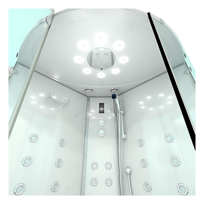 Acqua Vapore Dampfdusche Whirlpool Dusche Duschkabine K60-WS-EH-EC 140x140cm
