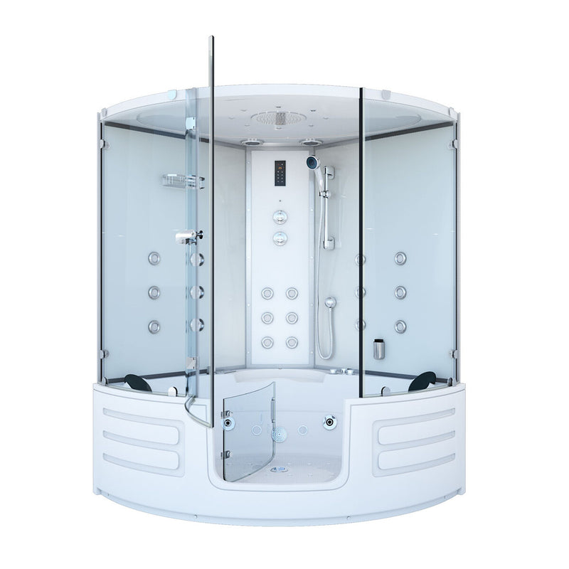 Acqua Vapore Dampfdusche Whirlpool Dusche Duschkabine K70-WS-EH-EC 150x150cm