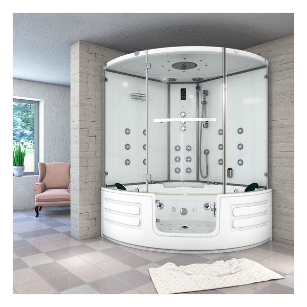 Acqua Vapore Dampfdusche Whirlpool Dusche Duschkabine K70-WS-TH 150x150cm 625
