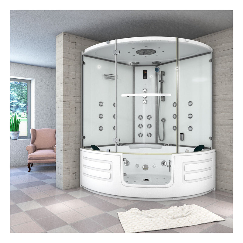 Acqua Vapore Dampfdusche Whirlpool Dusche Duschkabine K70-WS-TH 150x150cm 626