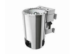 Karibu Sauna Daria Plug & Play 3,6 kW Bio Ofen, ext. Steuerung - ohne Dachkranz - Klarglas Ganzgla – Vorschau 5