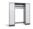 C+P Offene Garderobe, H1950xB1870xT480mm