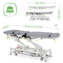 Habys Chiropraktikerliege Elektrisch Therapieliegen Evero Upright Chiro Z7 | Steuerrahmen