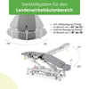 Habys Chiropraktikerliege Elektrisch Therapieliegen Evero Upright Chiro Z7 | Steuerrahmen