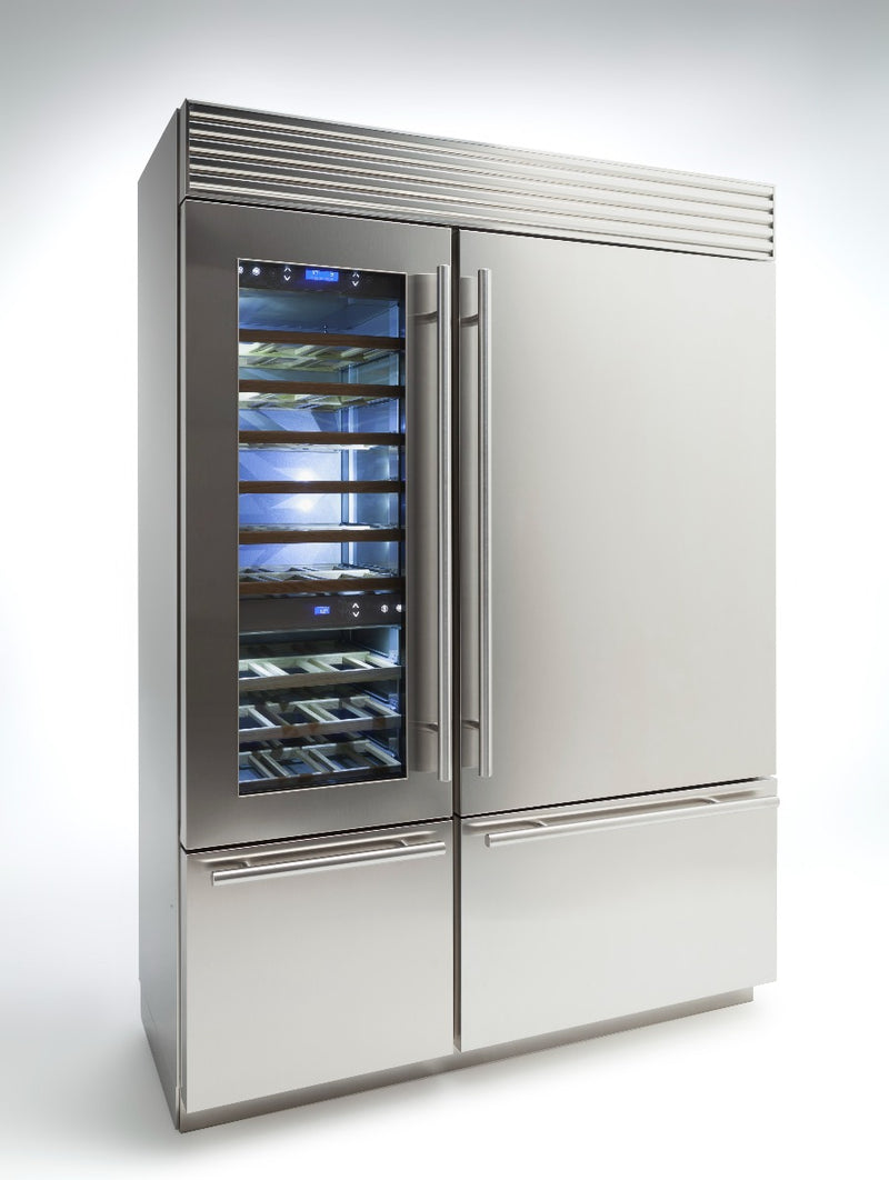 Fhiaba Side by Side Kühlschrank - Freezer Classic KS8990TGT, 90 cm, Edelstahl