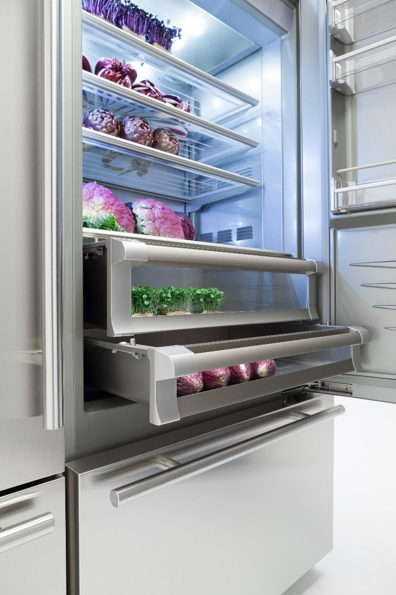 Fhiaba Side by Side Kühlschrank - Freezer Classic KS8990TGT, 90 cm, Edelstahl