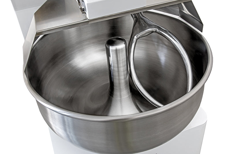 Machine à pétrir à fourche Prismafood - volume du bol : 30 litres / 25 kg de pâte