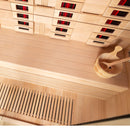 EAGO AWT Infrarotkabine E1250A-IR Hemlock 210x110 ohne Ofen