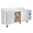 Polar Serie U 3-türiger Edelstahlgefrierschrank mit Spritzschutz 417Ltr