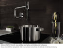 Dornbracht Tara Ultra POT FILLER Kaltwasser-Hochdruckarmatur Champagne (22kt Gold) 30805875-47