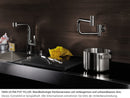 Dornbracht Tara Ultra POT FILLER Kaltwasser-Hochdruckarmatur Champagne (22kt Gold) 30805875-47