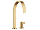 Dornbracht MEM Zweilochbatterie Messing Gebürstet (23kt Gold) 32815682-28 Hochdruckarmatur