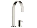 Dornbracht MEM Zweilochbatterie Chrom Gebürstet (Edelstahl-Look) 32815682-93 Hochdruckarmatur