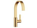 Dornbracht MEM Einhebelmischer Messing Gebürstet (23kt Gold) 33800682-28 Hochdruckarmatur