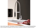 Dornbracht Tara Ultra Profi Platin 33 860 875-08 Hochdruckarmatur