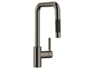 Dornbracht META SQUARE Einhebelmischer Pull-Down Dark Platinum Gebürstet 33870861-99 Hochdruckarmatur