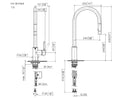 Dornbracht Tara Pull-Down Messing (23kt Gold) 33870888-09 Hochdruckarmatur