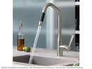 Dornbracht Sync Pull-Down Dark Platinum Gebürstet 33 875 895-99 Hochdruckarmatur