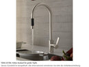 Dornbracht Tara Ultra Pull-Down Dark Platinum Gebürstet 33 870 875-99 Hochdruckarmatur