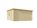 Fjordholz Pultdach Gartenhaus Modell Rex 28 B
