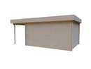 Fjordholz Flachdach Gartenhaus Modell Jesse 28