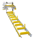 BAMATO log band saw BBSW-600PRO with 6.9m roller track and electric height adjustment 