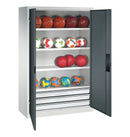 C+P Sportgeräteschrank Sport, 1950x1200x500mm, 7035/5010