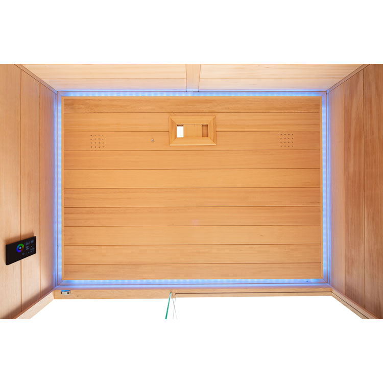 EAGO AWT Infrarotkabine E1250C-IR Hemlock 150x110 ohne Ofen