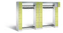 C+P Offene Garderobe, H1950xB2840xT480mm