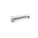 SGS Gastro ECOLINE Kühlaufsatz mit Glasabdeckung 8 x GN 1/3