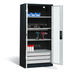 C+P Akkuladeschrank Serie 89, H1950xB930xT500mm