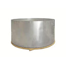Fjordholz Wooden Hot Tub Round with Internal Stove and Stainless Steel Insert