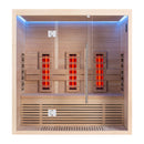 EAGO AWT Infrarotkabine E1250B-IR Hemlock 180x110 ohne Ofen