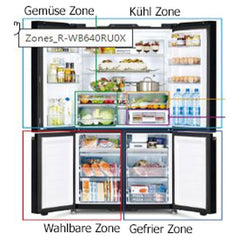 Hitachi French Door Kühlschrank R-WB640VRU0X-MGW , 4Türen, 90 cm, 640 Liter, Matt Weiß – Vorschau 11