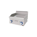 SGS Gastro Electric Frying Plate Hardchrome / Grooved / 6 kW / Premium Series 600