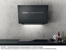 Elica Bloom-S Dekton® PRF0164475A Kopffreihaube 85 cm Schwarz