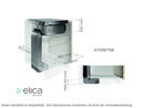 Elica SET NikolaTesla Alpha B PRF0196211 Kochfeldabzug Induktion + KIT0167756 Installationsset Umluft